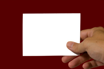 Obraz premium Blank Notecard