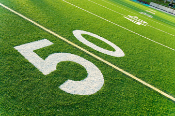 American football field