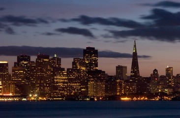 Fototapeta na wymiar San Francisco and Bay
