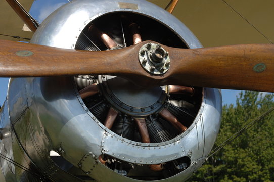 Antique Airplane Motor