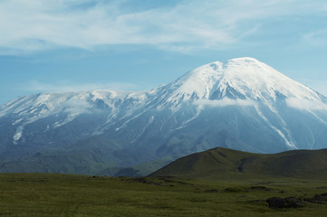 Volcano Tolbachik on Kamchatka