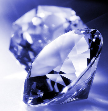 blauer kalter diamant