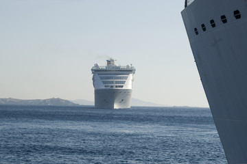 cruise ship in harbor
