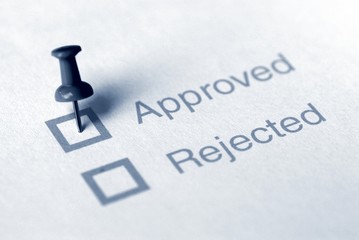 approved or rejected form