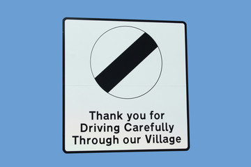 Thanks for driving safely