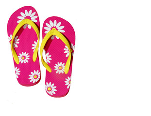 Isolated Pretty Flip Flops