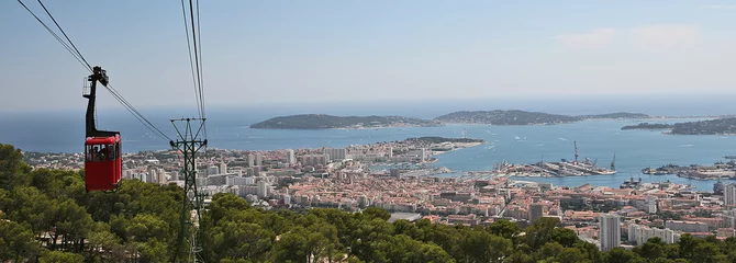 Fototapete Tor Hafen von Toulon