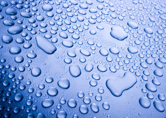 Small water drops