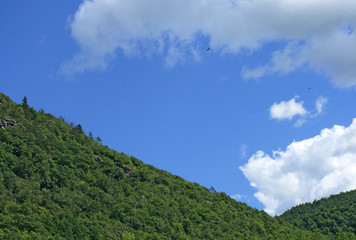 Fototapeta premium Green mountain slope