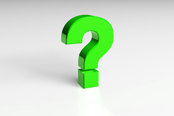 grünes Fragezeichen
