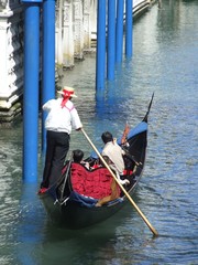 Gondolier in Venice