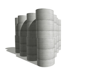 tuyaux de canalisation en beton