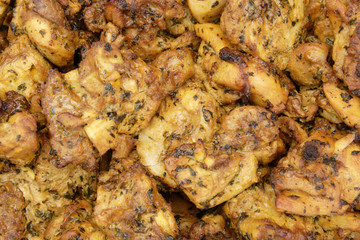 plat de poulet épicé