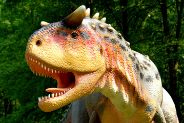 Dinosaur Carnotaur, Carnotaurus sastrei in jurassic park