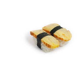 Tamago (cooked egg) Nigiri Sushi