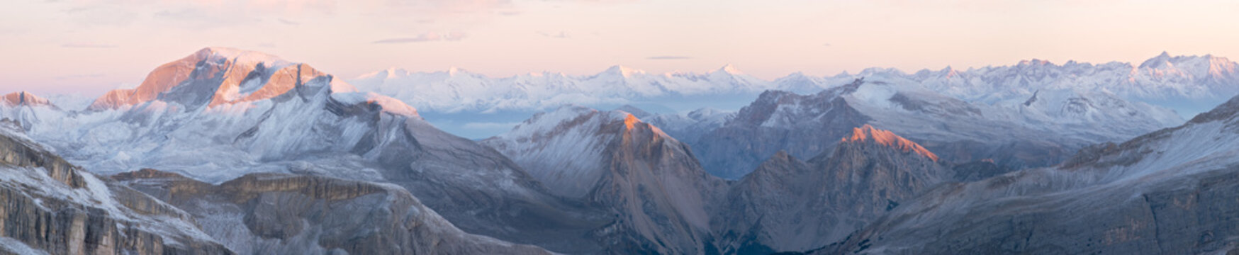 Sunrise in Dolomites