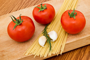 Italian spaghetti ingredients