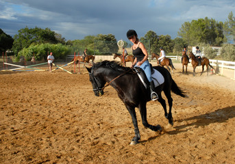 reprise d'equitation