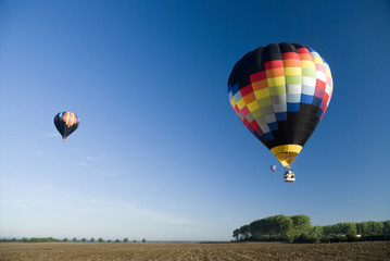 Naklejka premium montgolfière