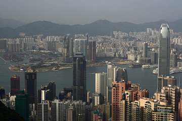 Fototapeta premium Hongkongs Skyline