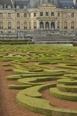 Parterre dans un jardin &agrave; la fran&ccedil;aise