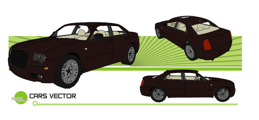 carros en vector