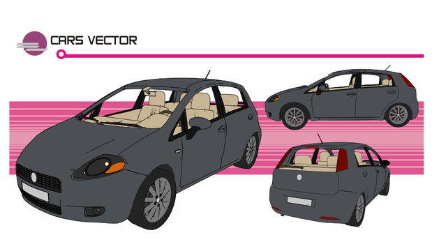 vector de automovil