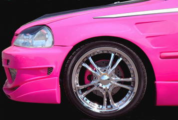 Hot Pink Wheels