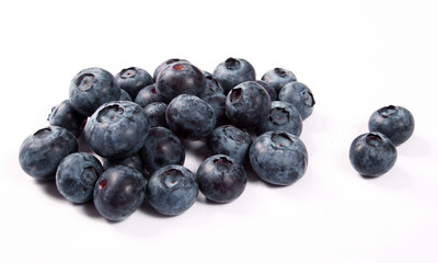 fresh Blueberry with white background