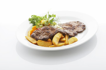 Steak on the plate