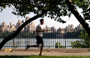 Jogging à Central Park, NYC