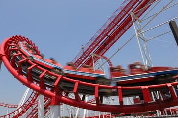 Red Coaster Flashing 