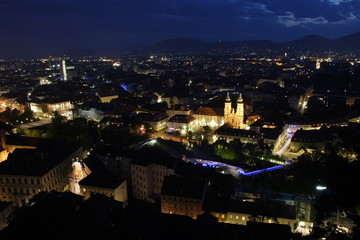 Fototapeta na wymiar Noc o Grazu