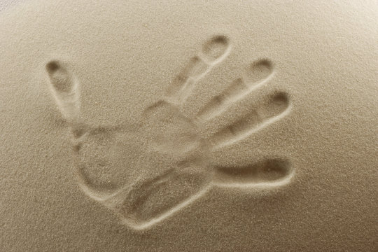 impronta mano