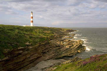 Red and white lighthouse