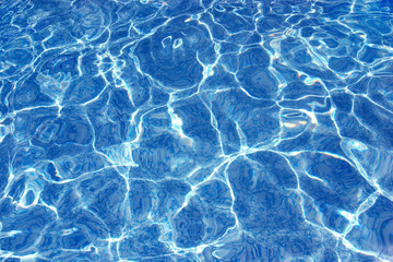 Bright blue water background