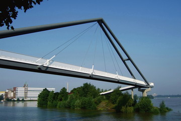 Fußgängerbrücke Medienhafen Düsseldorf