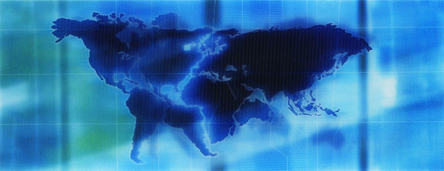 abstract map of the world © Ana de Sousa