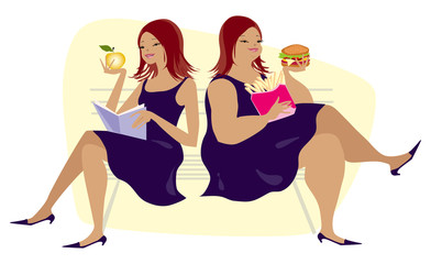 Obraz na płótnie Canvas Eating habits