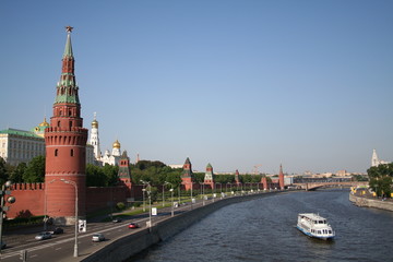 Obraz premium Kremlin. Moscow River