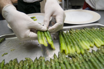 Preparation of an asparagus