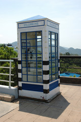 Public phone box