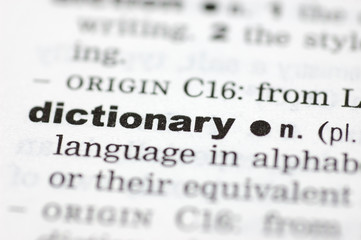 Definition of dictoinary