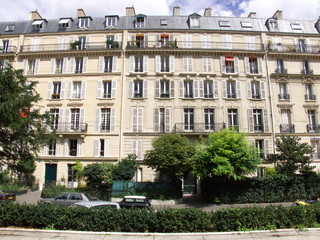Fototapeta premium Façades dimmeubles, Paris VIII