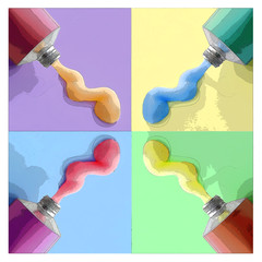 colore stile pop art