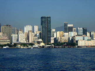 Fototapeta na wymiar Rio de Janeiro downtown view