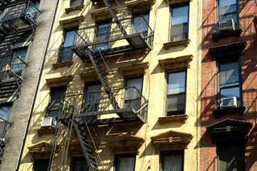 Façade d'immeuble, Soho, NYC