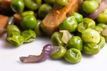 Piselli e seitan