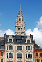 Fototapeta premium Historical Buildings in the city of Lille (france)