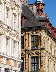 Historical Buildings in the city of Lille (france)
